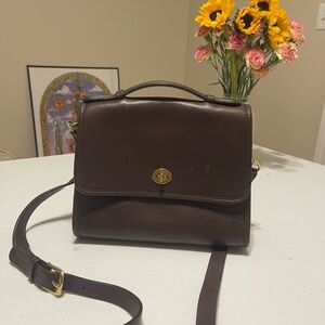 Coach Brown Leather Purse Vintage